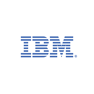 Logo of the company 'IBM'